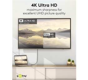 Goobay USB-C to HDMI Cable 4K at 60 Hz, 1 m | 75696