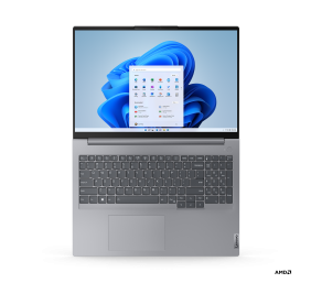 Lenovo ThinkBook 16 | Arctic Grey | 16 " | IPS | WUXGA | 1920 x 1200 pixels | Anti-glare | AMD Ryzen 5 | 7430U | 16 GB | SO-DIMM DDR4 | Solid-state drive capacity 512 GB | AMD Radeon Graphics | Windows 11 Pro | 802.11ax | Bluetooth version 5.3 | Keyboard 
