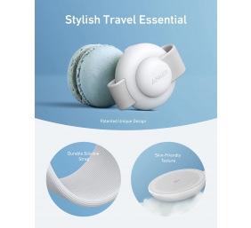 Anker MagGo Wireless Charging Station (3-in-1, Foldable Pad), White