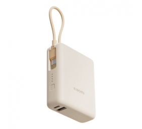 Xiaomi 33W Power Bank (Integrated Cable) | 10000 mAh | USB-C | Tan