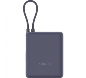 Xiaomi 33W Išorinė baterija (Power Bank) 10000mAh, integruotas kabelis, Blue