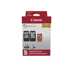 Canon PG-510/CL-511 (2970B017) Photo value pack Rašalinių kasečių komplektas, BK/CMY