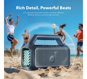 Anker Soundcore Speaker | Boom 2 | 80 W | Waterproof | Bluetooth | Blue | Portable | Wireless connection