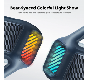 Anker Soundcore Speaker | Boom 2 | 80 W | Waterproof | Bluetooth | Blue | Portable | Wireless connection