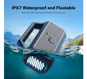 Anker Soundcore Speaker | Boom 2 | 80 W | Waterproof | Bluetooth | Blue | Portable | Wireless connection