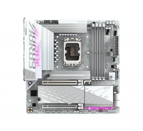 Gigabyte B860M AORUS ELITE WIFI6E ICE | Processor family Intel | Processor socket LGA1851 | DDR5 | Supported hard disk drive interfaces SATA, M.2 | Number of SATA connectors 4