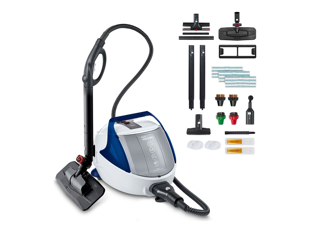 Polti | Steam cleaner | PTEU0313 Vaporetto Pro 100 Eco Power | Power 1900 W | Steam pressure 5.5 bar | Water tank capacity 2 L | White/Blue