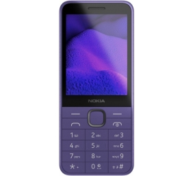 Nokia 235 4G (2024) (TA-1614) | Purple | 2.8 " | TFT LCD | 128 MB | 64 MB | Dual SIM | Bluetooth | 5 | Main camera resolution 2 MP