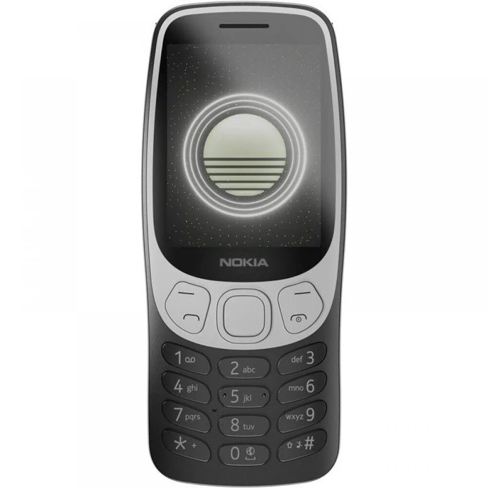 Nokia 3210 4G (2024) (TA-1618) | Grunge Black | 2.4 " | TFT | 128 MB | 64 MB | Dual SIM | Bluetooth | 5 | Main camera resolution 2 MP