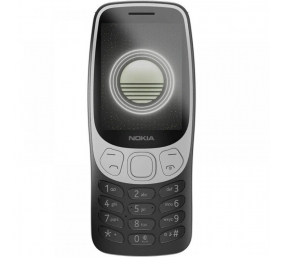 Nokia 3210 4G (2024) (TA-1618) | Grunge Black | 2.4 " | TFT | 128 MB | 64 MB | Dual SIM | Bluetooth | 5 | Main camera resolution 2 MP