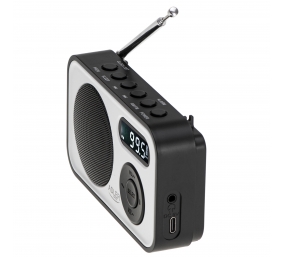 Adler | PLL AM/FM Digital Radio | AD 1906 | Alarm function | White/Black