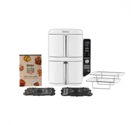 Ninja SL400EUWH double hot air fryer white | NINJA