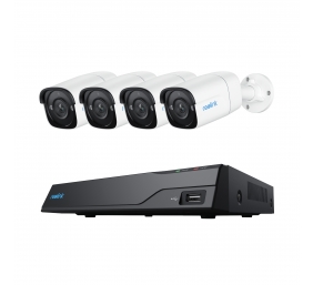 Reolink | Super HD Security Camera System | NVS8-5MB4 | Bullet | 5/4 MP | f=4.0mm fixed; F=2.0 | Power over Ethernet (PoE) | IP67 | H.265 | Micro SD, Max. 256GB