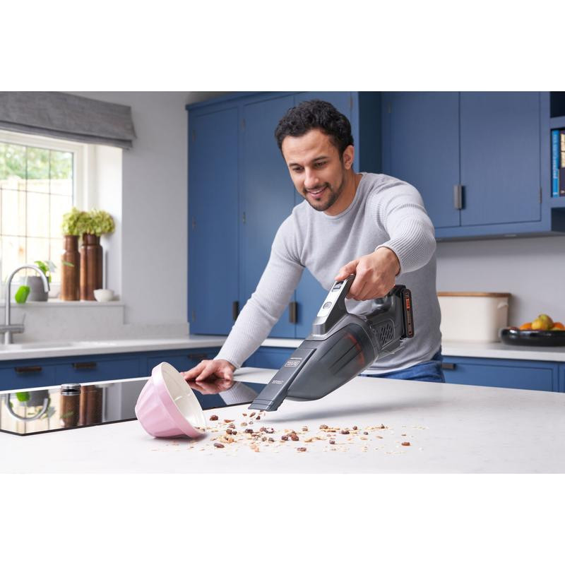 BLACK & DECKER | Vacuum Cleaner | BCHV001B-XJ | Cordless operating | Handstick | 18 V | Operating time (max) 12 min | Grey