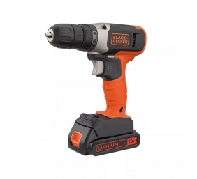 BLACK & DECKER | Cordless Drill Driver | BCD001C2-QW | 18 V | 2x1.5 Ah | Lithium