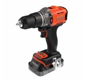 BLACK & DECKER | Cordless Drill Driver | BCD383D1XK-QW | 18 V | 2.0 Ah | Lithium