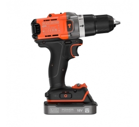 BLACK & DECKER | Cordless Drill Driver | BCD383D1XK-QW | 18 V | 2.0 Ah | Lithium