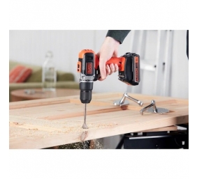 BLACK & DECKER | Cordless Drill/Driver with  2.0 Ah/4.0 Ah Battery | BCD003MEM2K-QW | 18 V | 2.0/4.0 Ah | Lithium