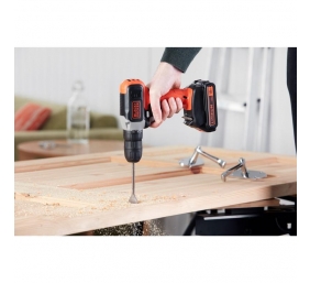 BLACK & DECKER | Cordless Drill Driver | BCD001C1-QW | 18 V | 1.5 Ah | Lithium