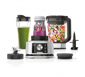 NINJA | Foodi Power Nutri 3-in-1 Blender | CB350EU | Tabletop | 1200 W | Jar material BPA-free plastic | Jar capacity 2.1 L | Ice crushing | Silver/Black