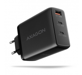 AXAGON GaN wallcharger, 3x port (USB-A + 2x USB-C), PD3.0/PPS/QC4+/SFC2.0/AFC/SCP/FCP/Apple, 100W | ACU-DPQ100