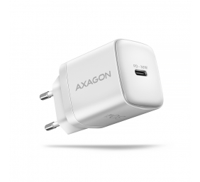 AXAGON Sil wallcharger 1x port USB-C, PD3.0 /PPS/QC4+/SFC/AFC/Apple, 30w | ACU-PD30W