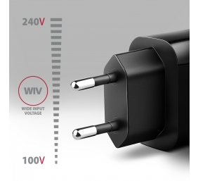 AXAGON Wallcharger 1x port USB-A, QC3.0/AFC/FCP/Apple, 18W | ACU-QC18