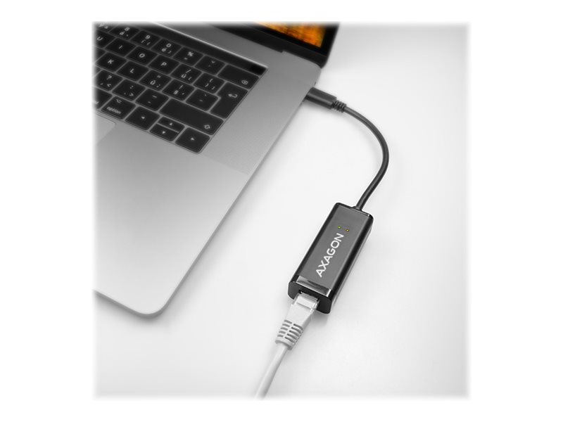 AXAGON ADE-SRC High-speed USB-C 3.1 Gigabit Ethernet 10/100/1000Mbit adapter with automatic installation