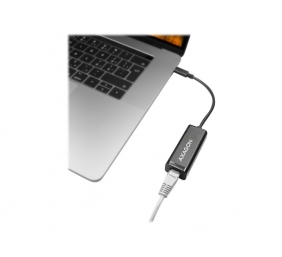 AXAGON ADE-SRC High-speed USB-C 3.1 Gigabit Ethernet 10/100/1000Mbit adapter with automatic installation