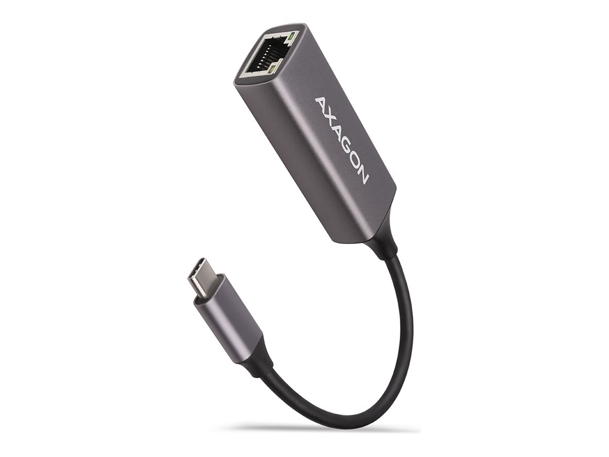 AXAGON ADE-TRC Compact aluminum USB-C 3.2 Gen 1 Gigabit Ethernet 10/100/1000Mbit adapter with automatic installation