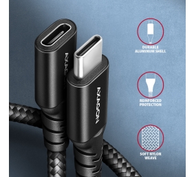 AXAGON Extension USB 20Gbps cable, 0.5 m | BUCM32-CF05AB | USB-C to USB-C