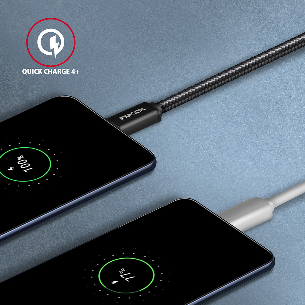 AXAGON Data and charging USB 3.2 Gen1 cable, 1.5 m | BUCM3-AM15AB | USB Type C - USB Type A