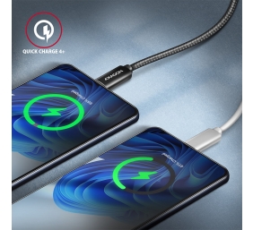 AXAGON Data and charging USB4 Gen 3x2 cable, 1 m | BUCM432-CM10AB | USB Type C - USB Type C