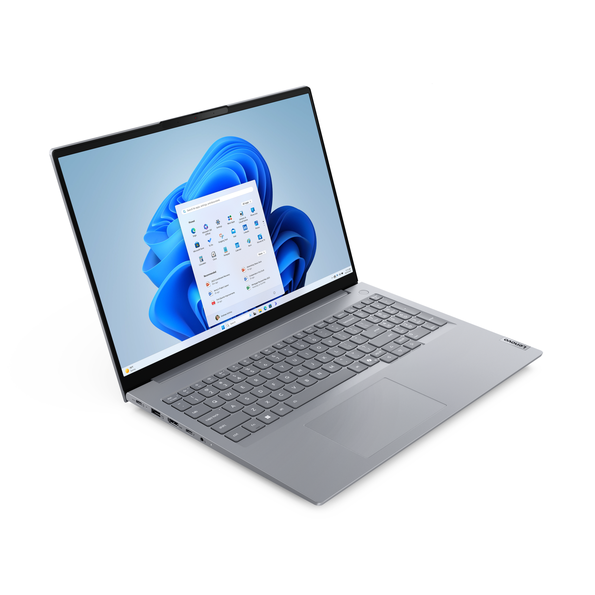 Lenovo ThinkBook 16 G8 IRL | Arctic Grey | 16 " | IPS | WUXGA | 1920 x 1200 pixels | Anti-glare | Intel Core 7 | 240H | 16 GB | SO-DIMM DDR5 | Solid-state drive capacity 512 GB | Intel Graphics | Windows 11 Pro | 802.11ax | Bluetooth version 5.3 | Keyboar