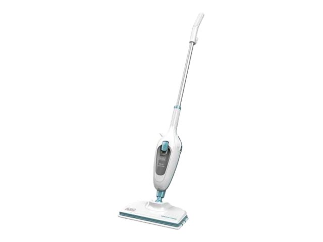 BLACK & DECKER | Steam mop | FSMH13E10-QS | Power 1300 W | Water tank capacity 0.38 L | White/Blue