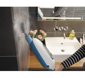 BLACK & DECKER | Steam mop | FSMH13E10-QS | Power 1300 W | Water tank capacity 0.38 L | White/Blue