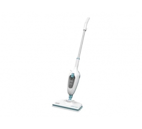 BLACK & DECKER | Steam mop | FSMH13E10-QS | Power 1300 W | Water tank capacity 0.38 L | White/Blue