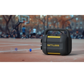 Muse | Jobsite Bluetooth Radio | M-968 BTY | NFC features | AUX in | 40 W | Black/Yellow