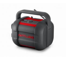 Muse | Jobsite Bluetooth Radio | M-968 BTR | NFC features | AUX in | 40 W | Black/Red