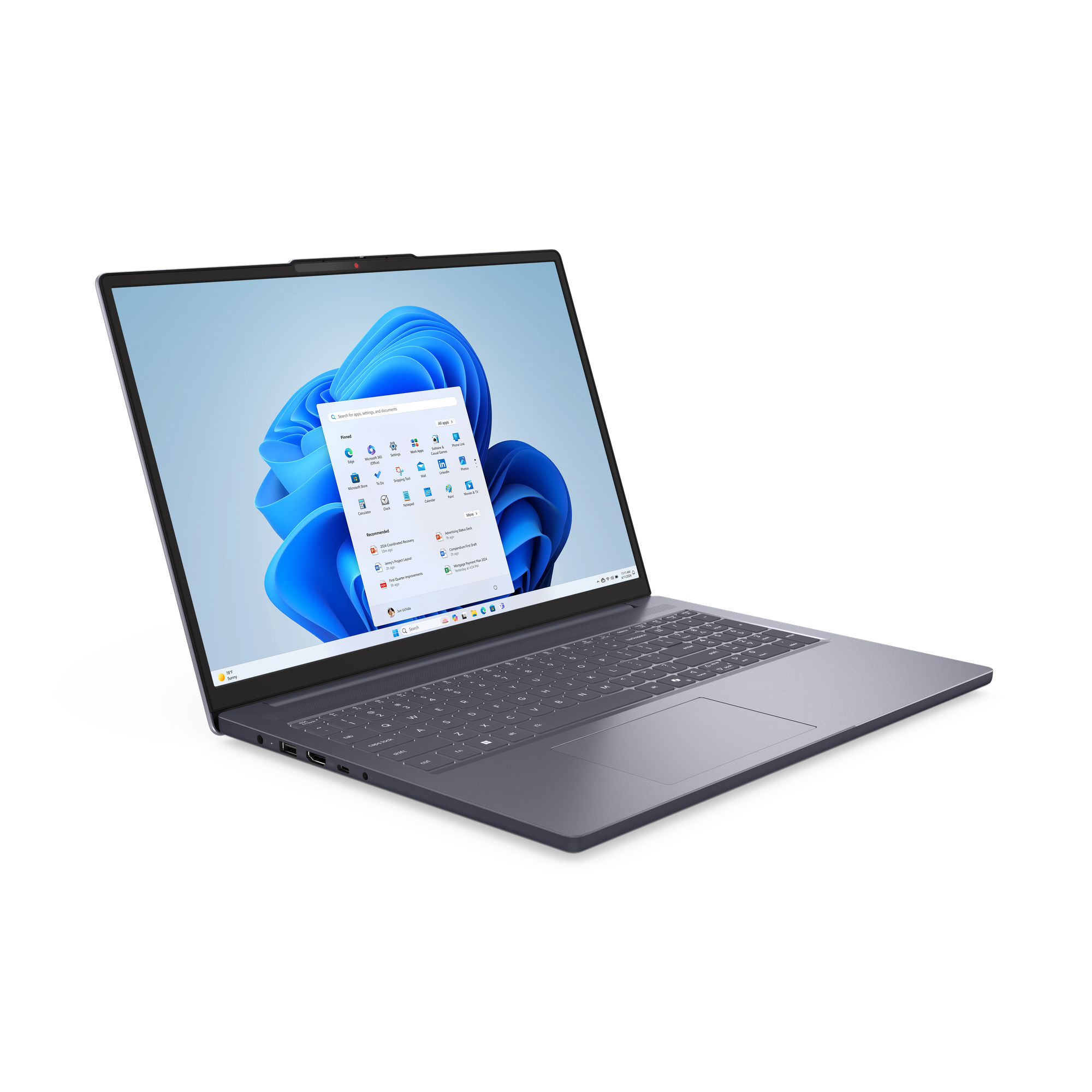 Lenovo IdeaPad Slim 3 16IRH10 | Luna Grey | 16 " | IPS | WUXGA | 1920 x 1200 pixels | Anti-glare | Intel Core i5 | i5-13420H | 16 GB | DDR5 | Solid-state drive capacity 512 GB | Intel UHD Graphics | Windows 11 Home | 802.11ax | Bluetooth version 5.2 | Key