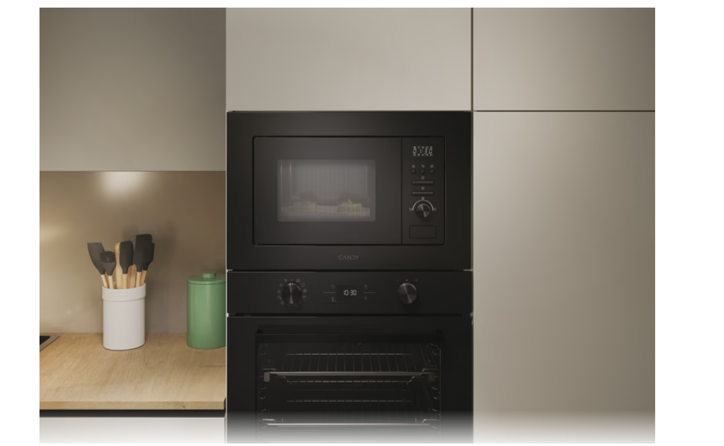 Candy Microwave oven with Grill | CA20FMW7NB | Built-in | 20 L | 1000 W | Grill | Black