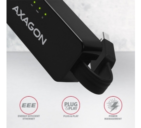 AXAGON ADE-XR USB 2.0 Ethernet 10/100 adapter with automatic installation