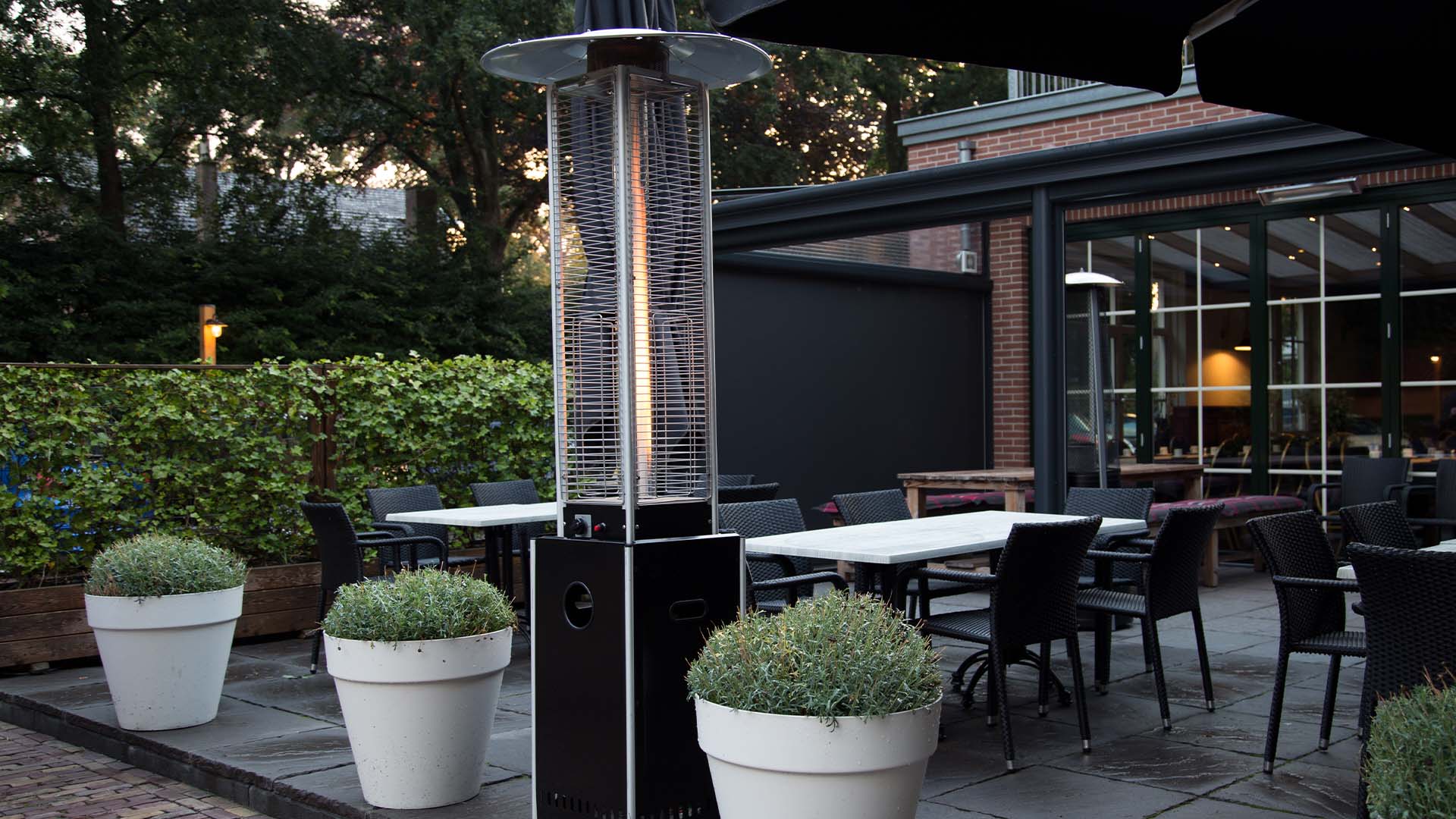 SUNRED Heater Flame Torch Gas | SFT15B | Patio | 12000 W | Black