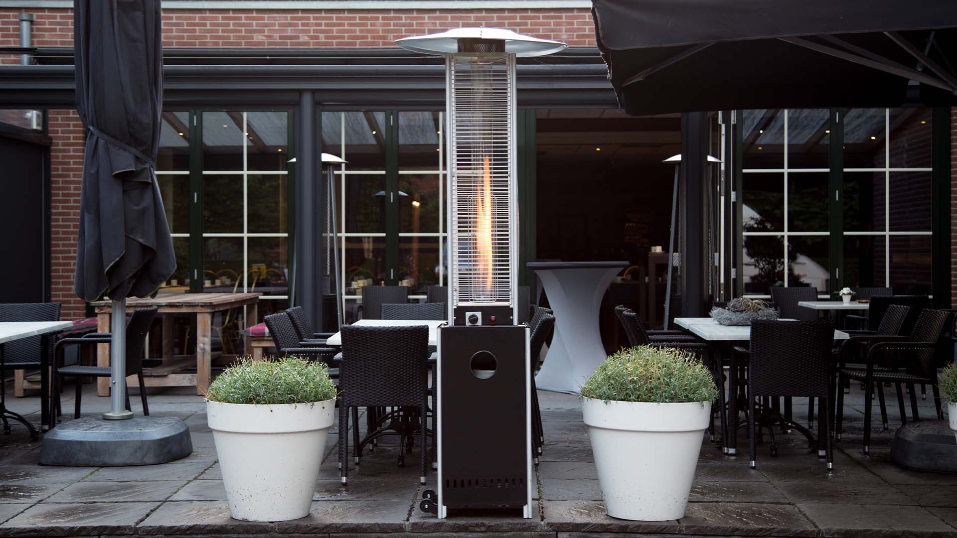 SUNRED Heater Flame Torch Gas | SFT15B | Patio | 12000 W | Black