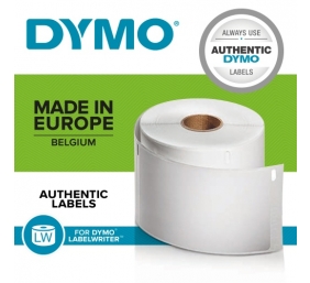 Dymo 99010 (S0722370) Etiketės 28 x 89mm, 2 ritinėliai x 130 etikečių, Balta
