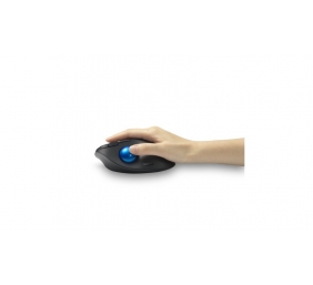 Kensington ProFit Ergo TB450 Trackball Belaidė pelė, RF Wireless + Bluetooth, 1600 DPI, Black/Blue