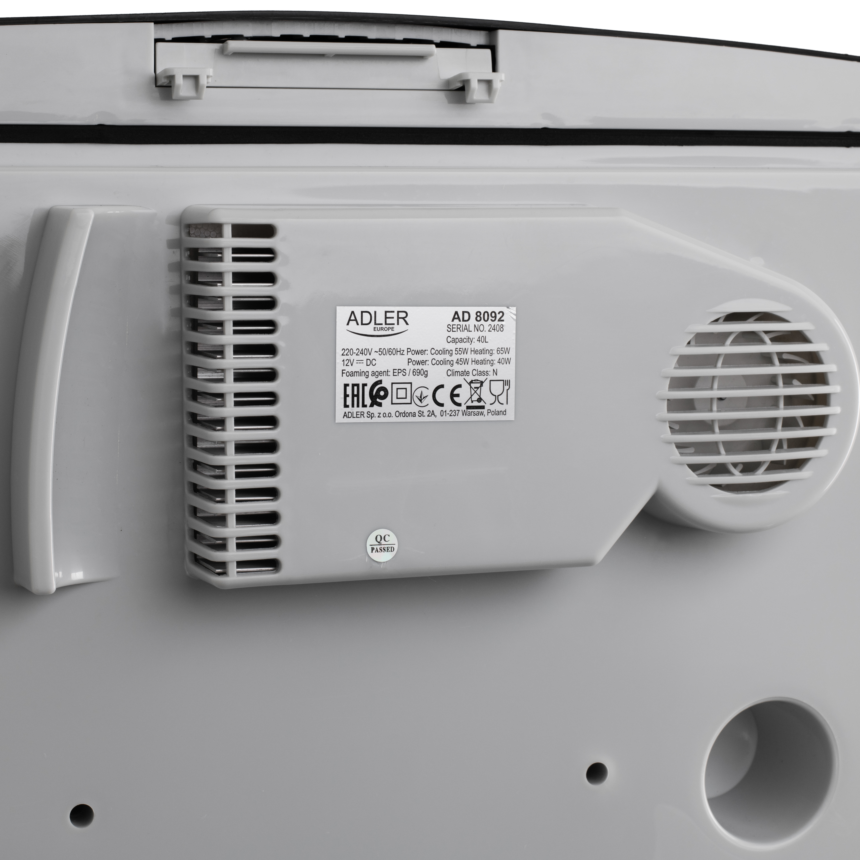 Adler Portable cooler | AD 8092 | 40 L | 230 V