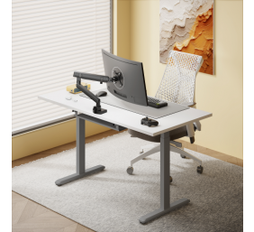 Reguliuojamo aukščio stalas Up Up Bjorn Pilkas, Stalviršis L Baltas