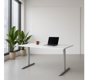 Reguliuojamo aukščio stalas Up Up Bjorn Pilkas, Stalviršis M Baltas