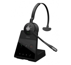 Jabra Engage 65 SE Mono Belaidės ausinės, DECT, Base Stand, Juoda